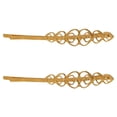 thumbnail image 3 of Pinza de cabellero de Princesa Vintage BobbyPin Horquilla de Pasador de Metal dorado, 3 of 9