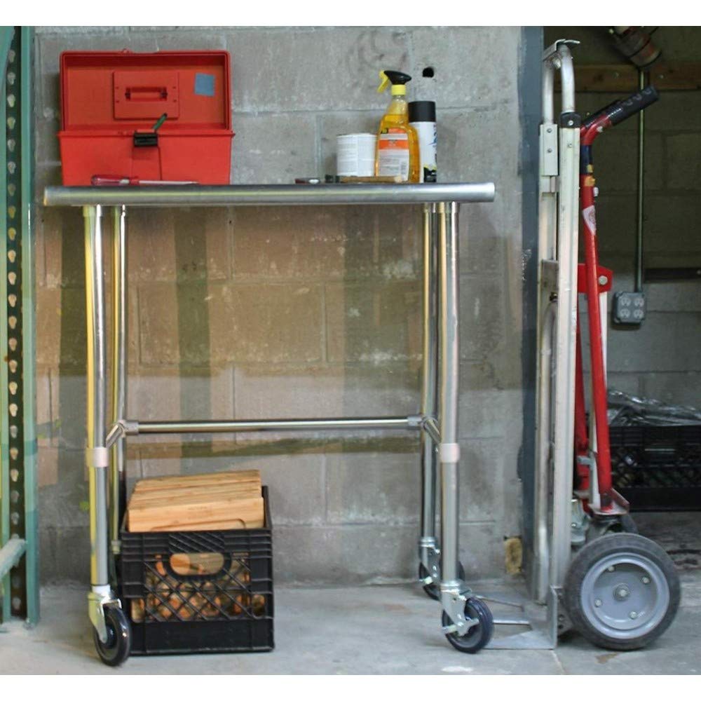 Buy AmGood 60 Long x 30 Deep Stainless Steel Work Table With Open Base