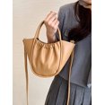 thumbnail image 4 of LinYooLi Sac à Main Doux pour Femmes Mode Panier Froncé Sac à Bandoulière Petit Sac Hobo Mignon, 4 of 6