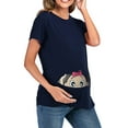 thumbnail image 4 of LilyLLL Maternity Clothes Pregnant Womens Funny Print T-shirt Short Sleeve Blouse Tops, 4 of 4