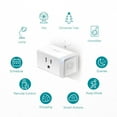 thumbnail image 2 of Enchufe inteligente Kasa HS103P4, toma Wi-Fi Alexa/Google Home, paquete de 4, 2 of 7