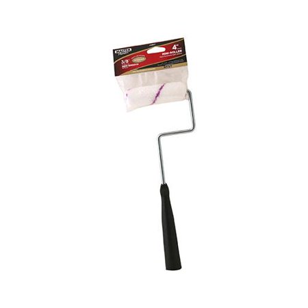 60160TV Mini Paint Roller Cover + Frame, Microfiber, 4 x 3/8-In. - Quantity 12