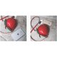 thumbnail image 4 of Bolsas de mensajero cruzadas con forma de manzana de Pu para mujer, bolso de mano informal de cuero con dibujos animados para niñas y niños, 4 of 5