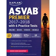 ASVAB Premier 2017-2018 with 6 Practice Tests : Online + Book, Used [Paperback]