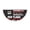 A, variant on Half Fan Flag 250th Anniversary America 250Th Birthday 17.7x35.4 Inch Pleated Pennant Banner for Front Door Porch Yard Patio Indoor Outdoor 4th of July Festival Decor