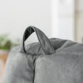 thumbnail image 7 of Big Joe Joey Large Bean Bag Chair in Shadow Gray Blazer, All Ages, Blazer with On-The-Go Handle, 7 of 7