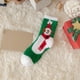 thumbnail image 2 of Gibobby calcetines de Navidad coloridos Navidad Impreso Piso Calcetines Felpa Coral Fleece Calcetines (Verde, Unitalla), 2 of 3