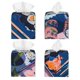 thumbnail image 2 of Balery Colorful Sushi Food Art Porta Pañuelos de Cuero con Estampado – Funda Moderna Cuadrada para Caja de Pañuelos, Dispensador 5x5x5'', 2 of 7