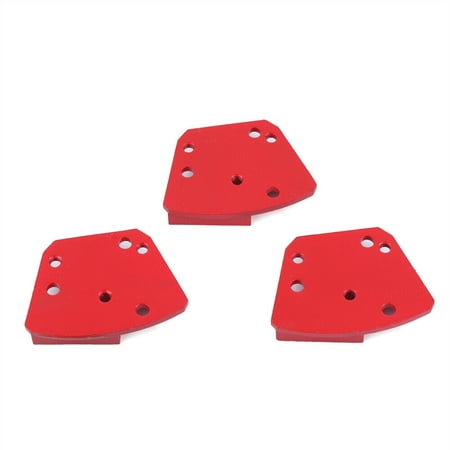 

3Pcs 6Holes Grind Tool 16/20 Grit Trapezoid Wet/Dry Diamond Grinding Wheel Plate Block Sanding Suitable for Ground Irregularity Grinder Concrete Leveling