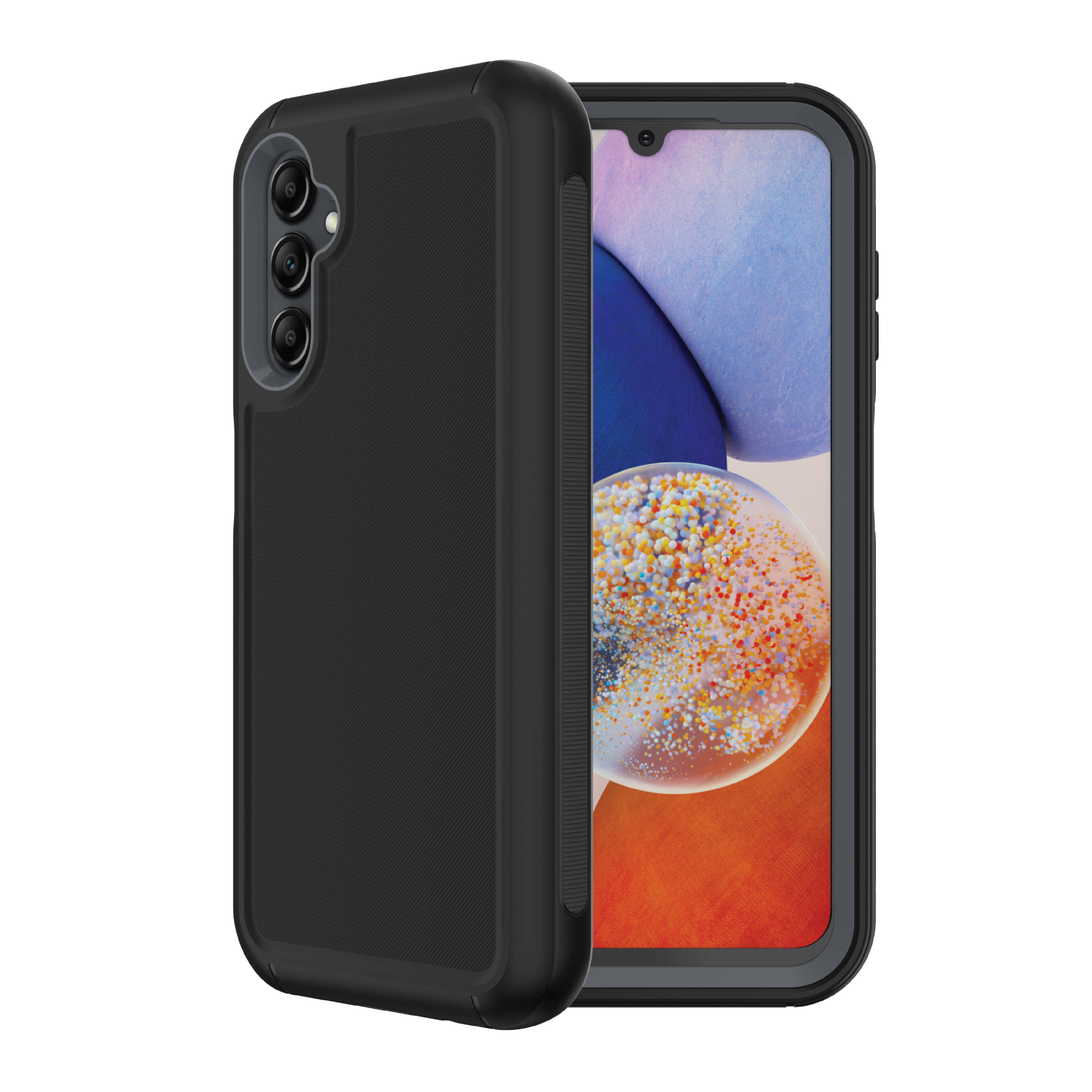 onn Rugged Phone Case for Samsung Galaxy A14 5G - Black