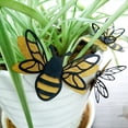 thumbnail image 6 of 24Pcs 3D Bee Decorative Double Glitter Bee Sticker Wall Decor, 8 Large (12X7.5Cm) And 16 Small (9X5.5Cm) Stickers, Super Realistic 3D Embossed Design With Double Layer Fabric,, 6 of 8