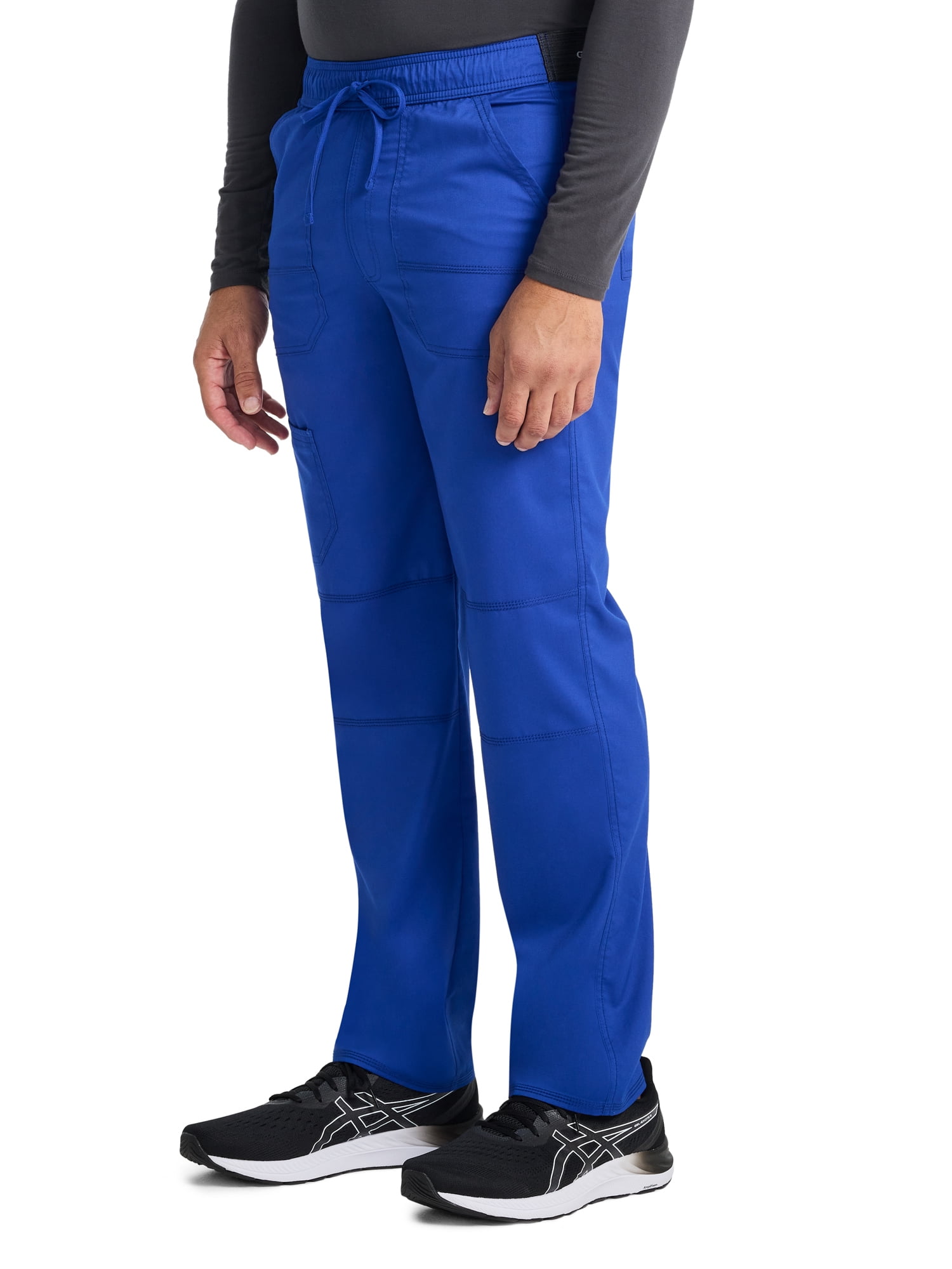 Genuine Dickies Men's Stretch Drawstring Straight Leg Cargo Scrub Pant