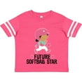 thumbnail image 3 of Inktastic Future Softball Star Cute Girls Girls Toddler T-Shirt, 3 of 5