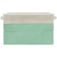 thumbnail image 5 of Twill Storage Baskt Set - 3 Pack, Green, 5 of 10