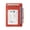 Red, variant on Slim Caaredit Card Holder Thin Minimalist Front Pocket Genuine Leather Wallet with Id Card Window