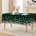 thumbnail image 3 of St. Patricks Day Tablecloth 60×84 Inch Oval, Buffalo Plaid Shamrock Lucky Washable Seasonal Table Cover for Party Picnic Dinner Decor, 3 of 6