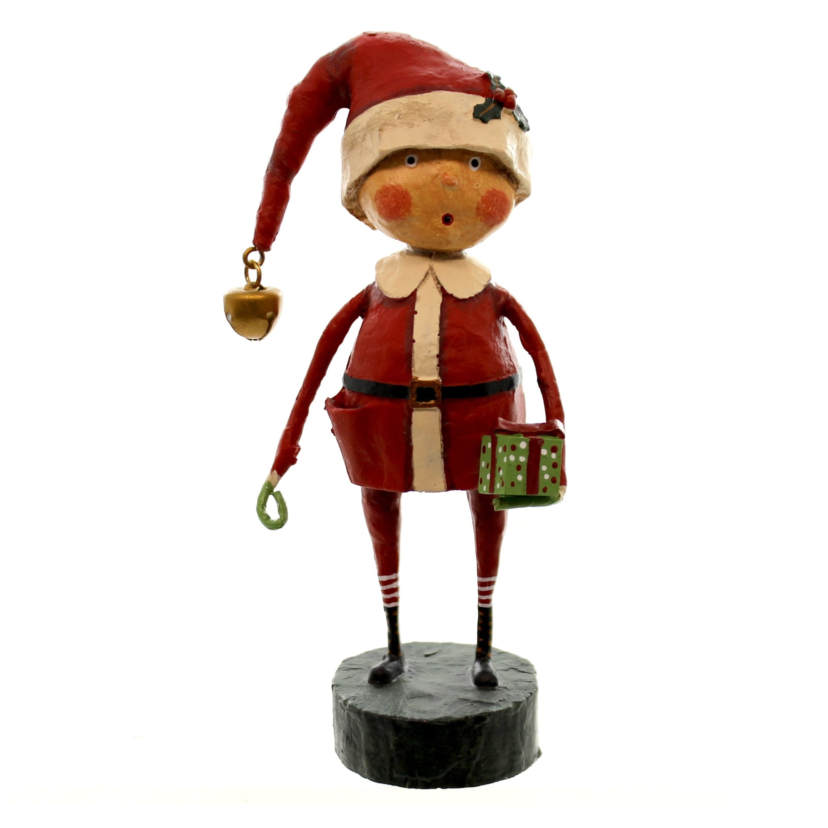 Lori Mitchell Playing Santa Christmas Figurine - 6 Inch Holiday Collectible