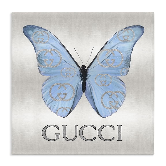Stupell Industries Modern Glam Patterned Butterfly Canvas Art, 24 x 24, by Madeline Blake
