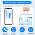 thumbnail image 4 of Tuya Smart Zigbee Ultrasonic Water Tank Level Monitor Sensor Real-Time Alerts App Control for IOS & Android US Plug, 4 of 8