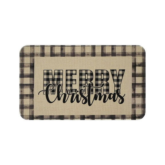 Lilixerw Clearance Christmas Kitchen Rug,Gift Merry Christmas Floor Mats,Non-Slip Washable Xmas Area Rug,for Doormat Indoor Home Decor