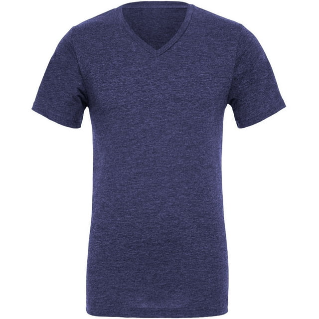 T-Shirt à Manches Courtes Col en V pour Hommes en Jersey