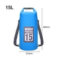 thumbnail image 4 of POINTERTECK 15/30L Boating Water Bag Inflatable PVC Portable for Water Sports (15L Green), 4 of 10