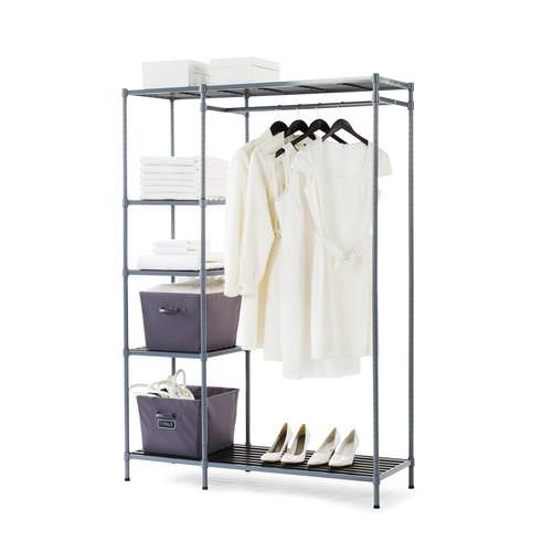 Freestanding Storage Closet With 5 Adjustable Shelves Walmart Canada