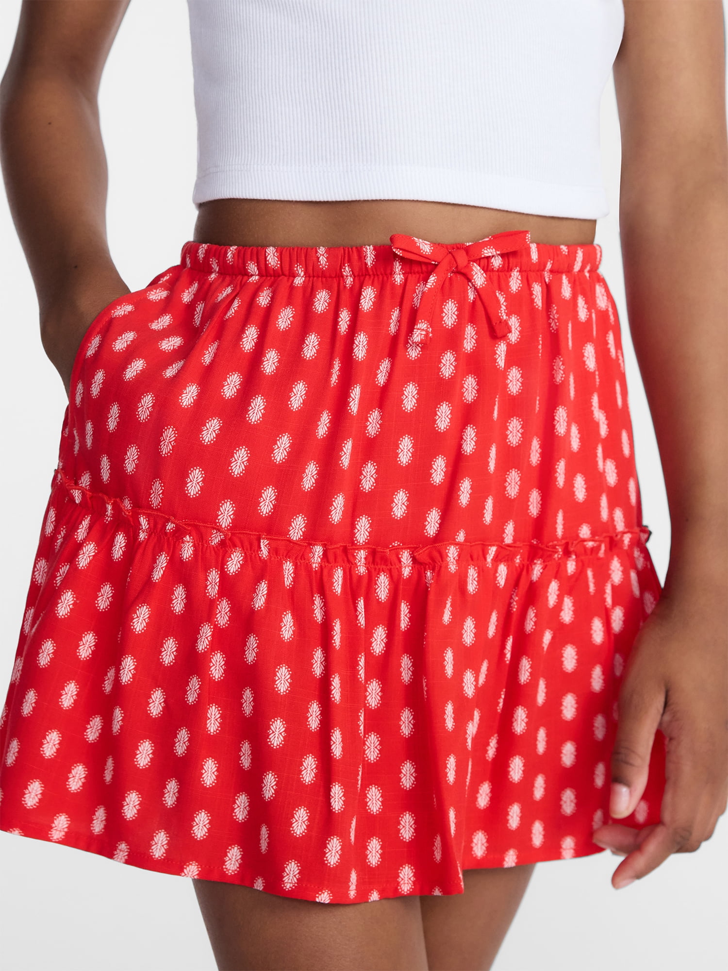Weekend Academy Girls Tiered Skirt, Sizes 4-18