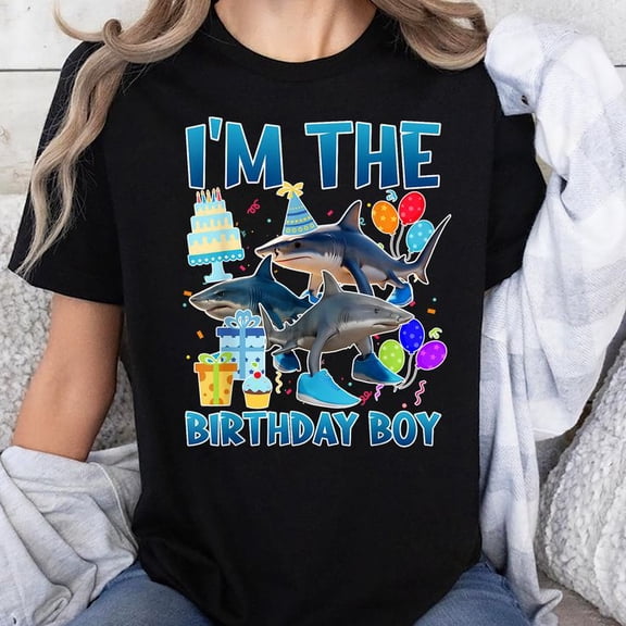 I'm The Birthday Boy Tralalero Tralala Family Matching T-Shirt Unisex, Sizes S-5XL, Tbun