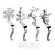 thumbnail image 1 of 4 colgadores para calcetines navideños, adornos navideños colgantes de muñeco de nieve para repisas de ventanas, escaleras y ., 1 of 9