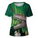 thumbnail image 5 of Camiseta de manga corta con estampado de día de San Patricio para mujer Fridja bn1152, 5 of 5