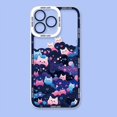 thumbnail image 4 of Funda de teléfono transparente con dibujos animados de cielo estrellado, gato negro, para Samsung Galaxy S24, S23, S22 Ultra, S21, S20 FE, Note 20, 10 Plus, A15, A25, A35, A55, 4 of 5