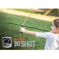 thumbnail image 2 of Bear Archery Bows 1st Shot Youth Bow Set Includes Arrows, Armguard, and Arrow Quiver Recommended for Ages 4 to 7 Flo Purple, 2 of 6