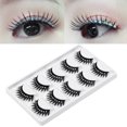 thumbnail image 2 of Happydeer Shiny Rhinestone Fiber False Eyelashes Thick Long Natural Lashes Extensions, 2 of 5