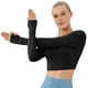 thumbnail image 1 of Chaqueta deportiva para mujer, para correr, entrenamiento, fitness, yoga, manga larga, ajustada, con orificios para los pulgares, XL, 218, 1 of 7