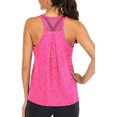 thumbnail image 1 of Workout Tops for Women Loose fit Racerback Tank Tops for Women Mesh Backless Muscle Tank Running Tank Tops, 1 of 2
