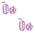 thumbnail image 4 of sweethay 2 uds moldes de pan moldes de repostería moldeadores de plástico antiadherentes accesorios para hornear pan reutilizables, púrpura Violeta 2piezas sweethay CBP145419, 4 of 6