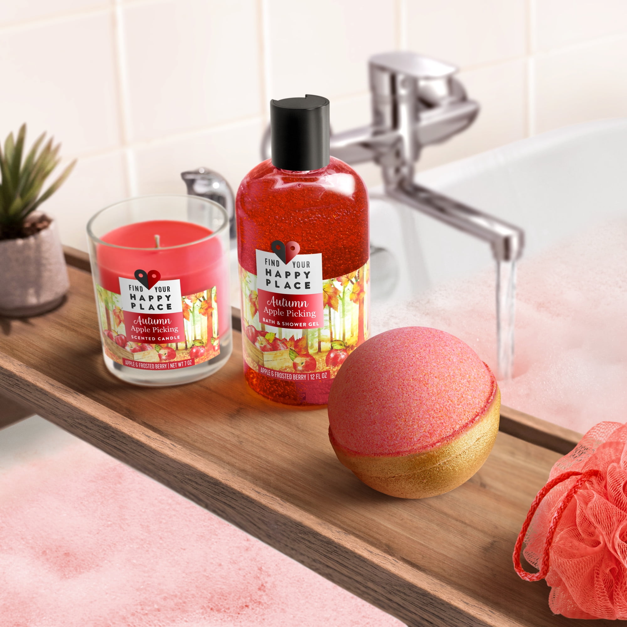 Find Your Happy Place Bath Bomb Autumn Apple 4.6 OZ