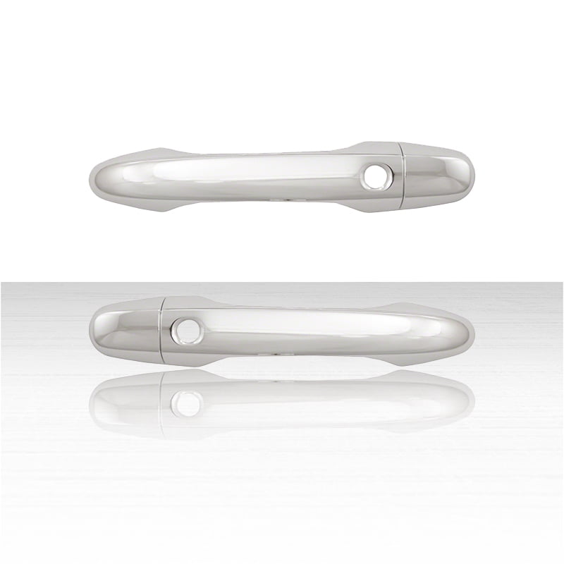 A-PADS 4 Chrome Door Handle Covers for Honda CIVIC 2012-2015 WITHOUT Passenger Keyhole 
