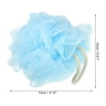 thumbnail image 3 of Unique Bargains 1 Pc Bath Shower Loofah Sponges Body Puffs for Bathroom 5.12"x5.51" Blue, 3 of 6