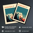 thumbnail image 3 of The Seaside Calls Luskentyre Beach Isle of Harris Scotland UK Modern Woman of the Waves Sea Siren Ocean Extra Large XL Wall Art Poster Print, 3 of 3