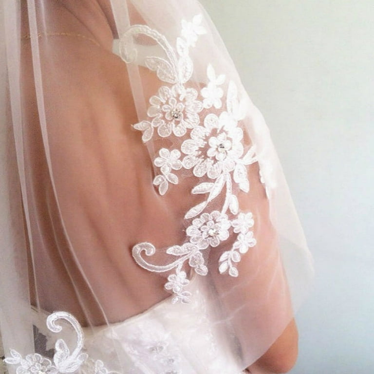 Diamond White Wedding Veils