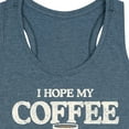 thumbnail image 3 of Instant Message - Hope My Coffee Kicks In - Women's Racerback Tank Top, 3 of 6