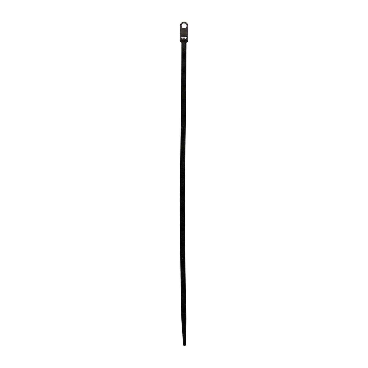 Install Bay Zip Ties with Mounting-Hole Screw-Down Head, 100 Count (11 In.), BMCT11PT