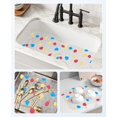 thumbnail image 7 of Bligli Pebble Sink Mat 2-Pack - PVC Kitchen Protector for Stainless Steel/Ceramic, Dish Drying Mat for Dishes, 15.7" x 11.8", Handpainted-Clear, 7 of 7