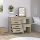 thumbnail image 2 of Mueble Tocador Wesley Beige y Blanco Virtual Muebles, 2 of 9
