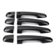 thumbnail image 5 of Juego de 8 piezas de repuesto para manija de puerta exterior de coche para Mitsubishi Pajero/Montero/Shogun Sport 2019-2021, estilo de fibra de carbono, 5 of 5