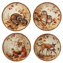 Certified International  Pine Forest 8.5-inch Salad/Dessert Plates, Set of 4