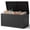 Black, variant on LEDMOMO Outdoor Garden Storage Box Waterproof Large Black Injection Molded Plastic Bin
