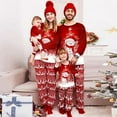 thumbnail image 3 of Conjuntos navideños a juego para la familia, conjunto de pijamas de 2 piezas para mamá, papá y niños, peleles para bebé, ropa de dormir holgada informal, pijamas de apariencia familiar de Navidad, 3 of 4